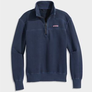 Vineyard Vines Navy Quarter-Zip Pullover